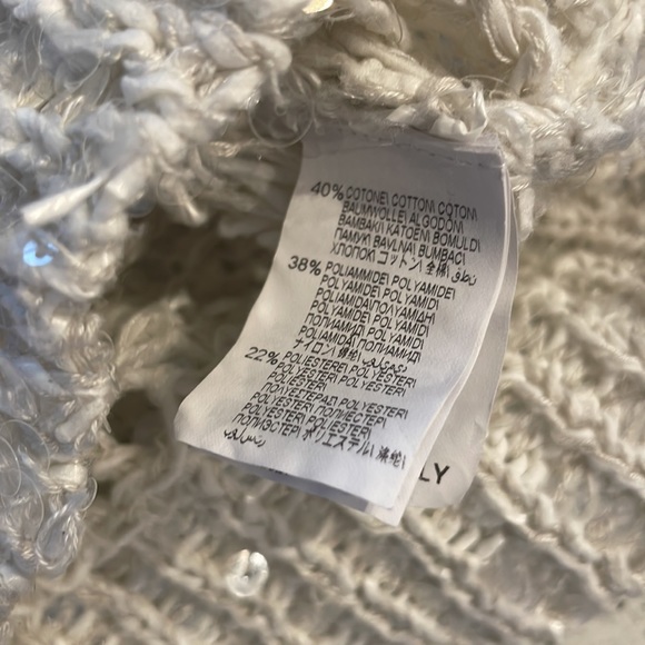 Brunello Cucinelli V neck Sequined knit Crop Top - Picture 10 of 14